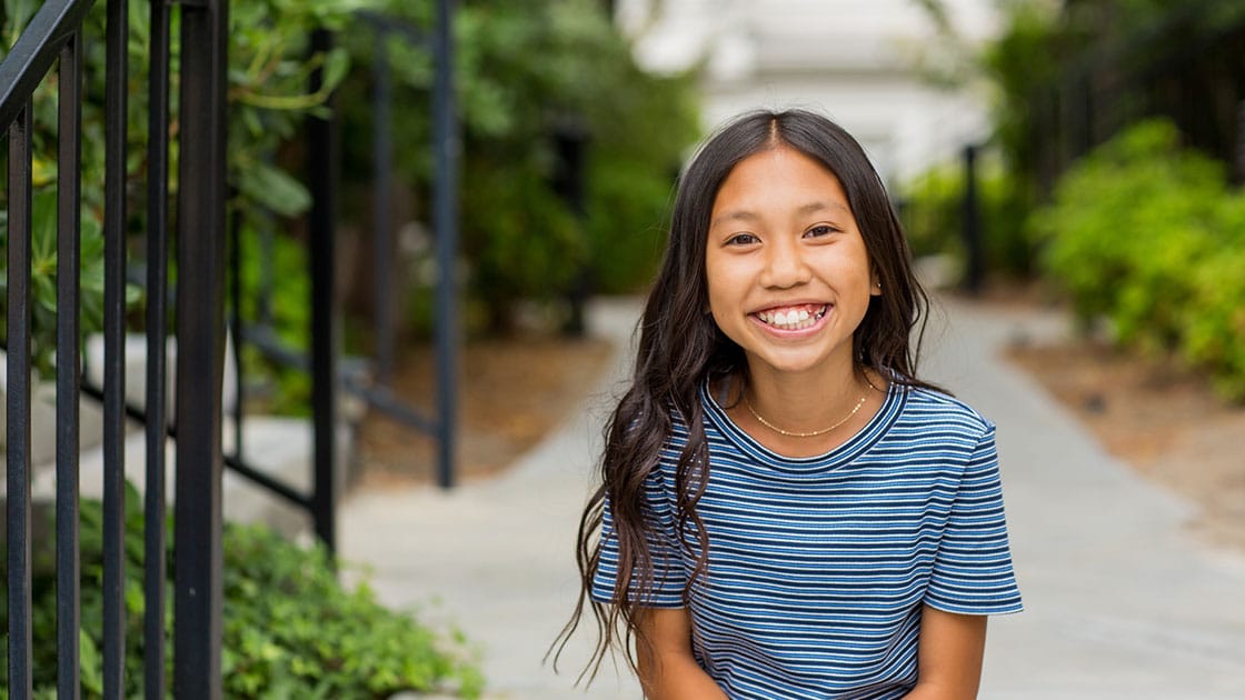 Youthful Girl Smiling